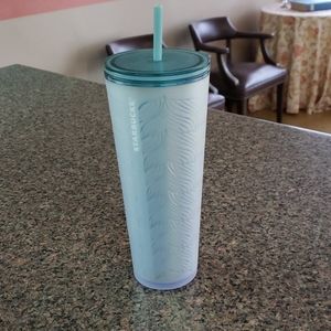 Starbucks matte mermaid tumbler